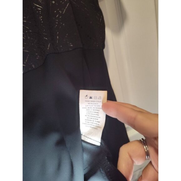 Vtg R&M Richards Woman Top Plus Size 14W Black Sequin Rhinestone Cocktail Blouse - Picture 8 of 10